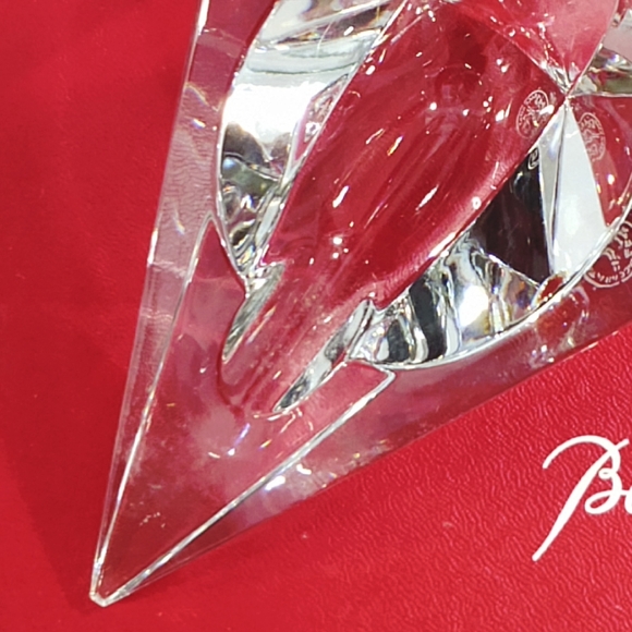 Vintage Mid-Century Modern Designer Baccarat Crystal Diamond Abstract Ashtray - Picture 4 of 6